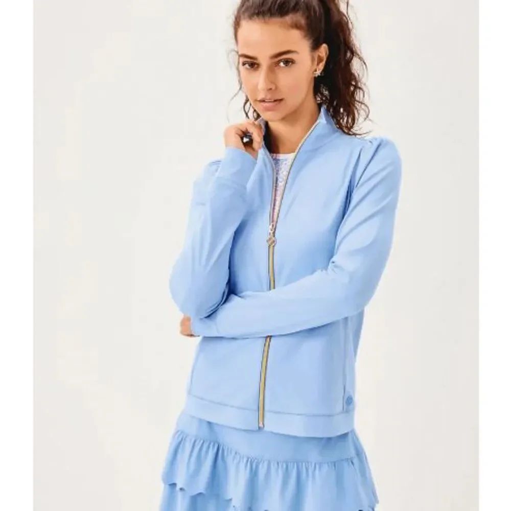 Lilly Pulitzer Caraway Jacket UPF 50+- Jacaranda Blue- Size L
